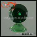 Green Round Loose Cubic Zirconia Stones Wuzhou Zirconia Gemstone Wholesale(CZRD-1.5-1038)